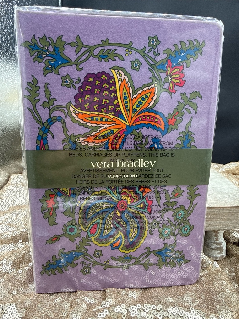 Vera Bradley Embroidered Fabric Journal Marrakesh 160 Pages NEW